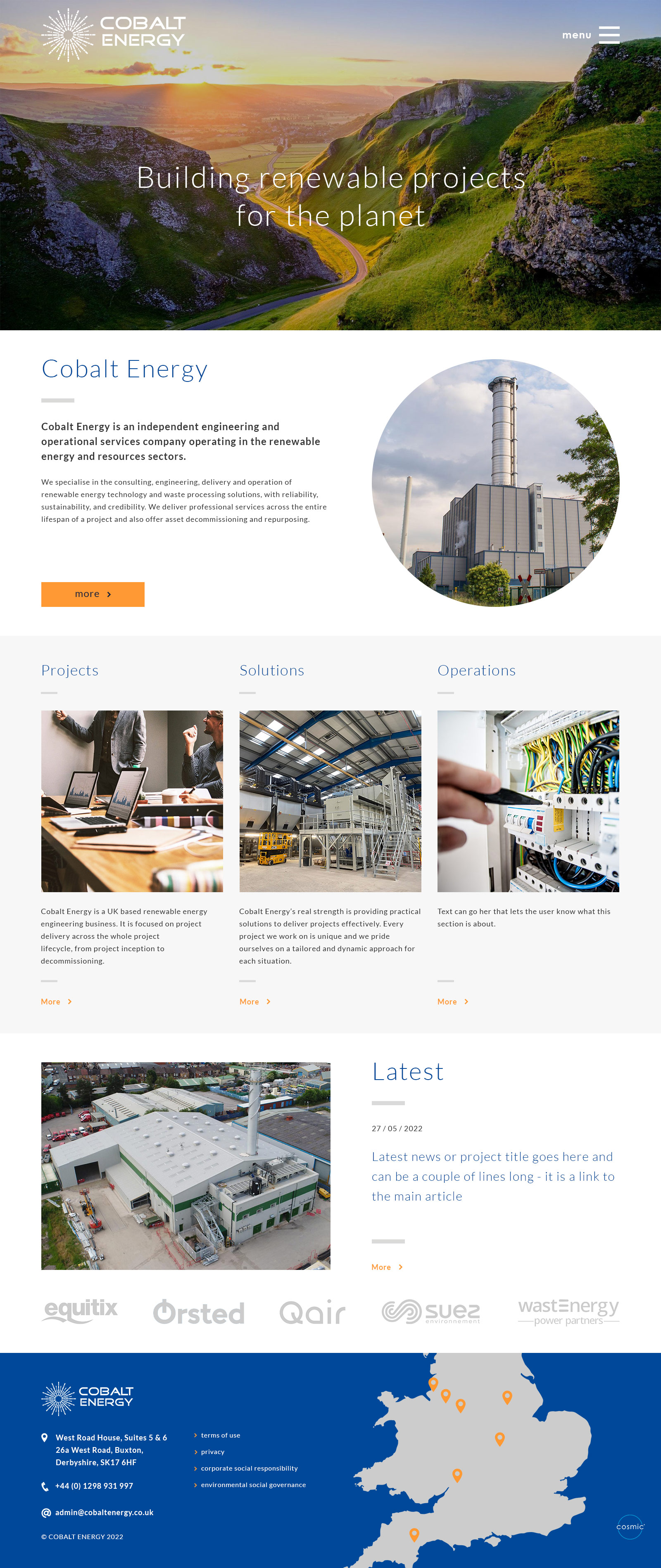 Colbalt Energy - Grey Map