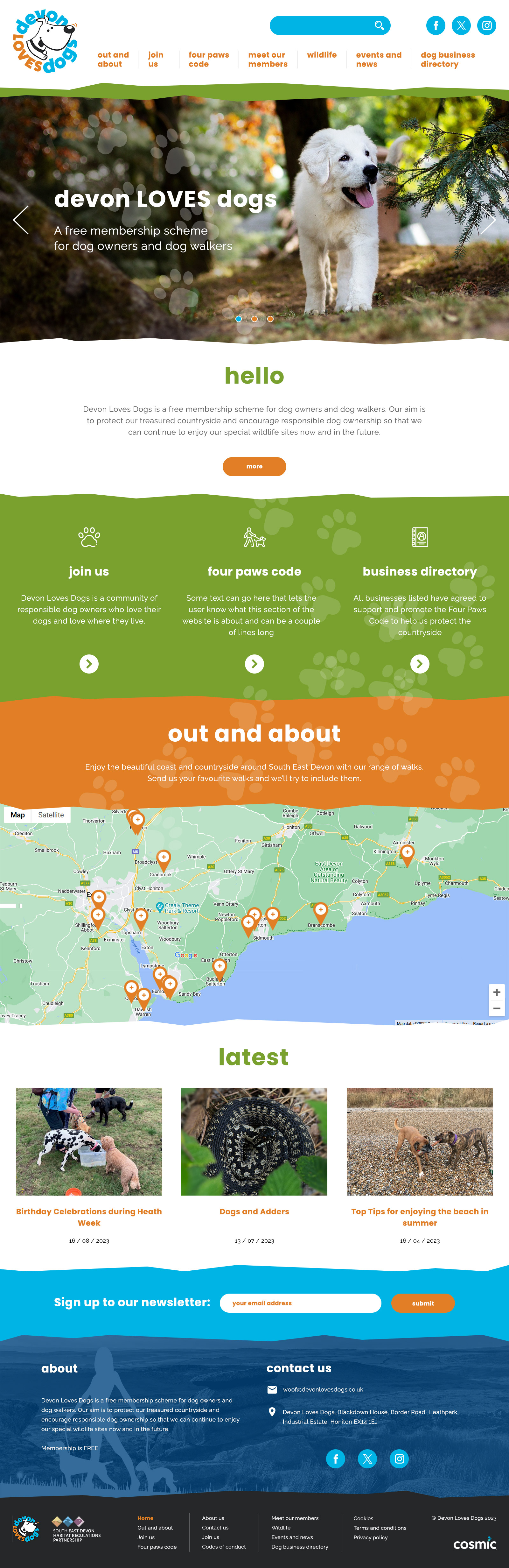 Devon Loves Dogs - Design 1