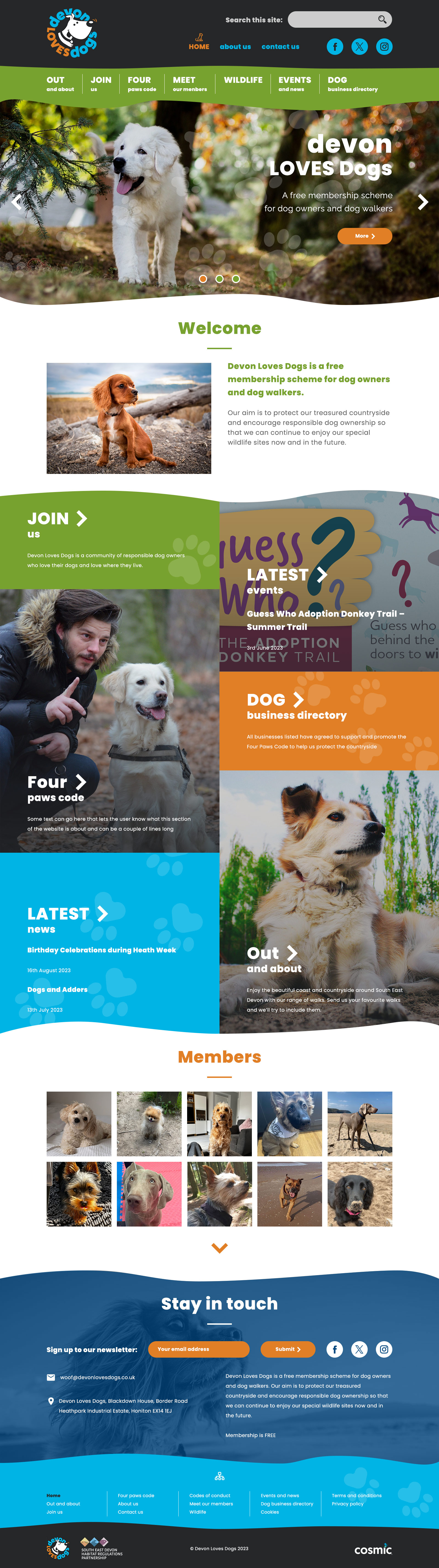 Devon Loves Dogs - Design 2