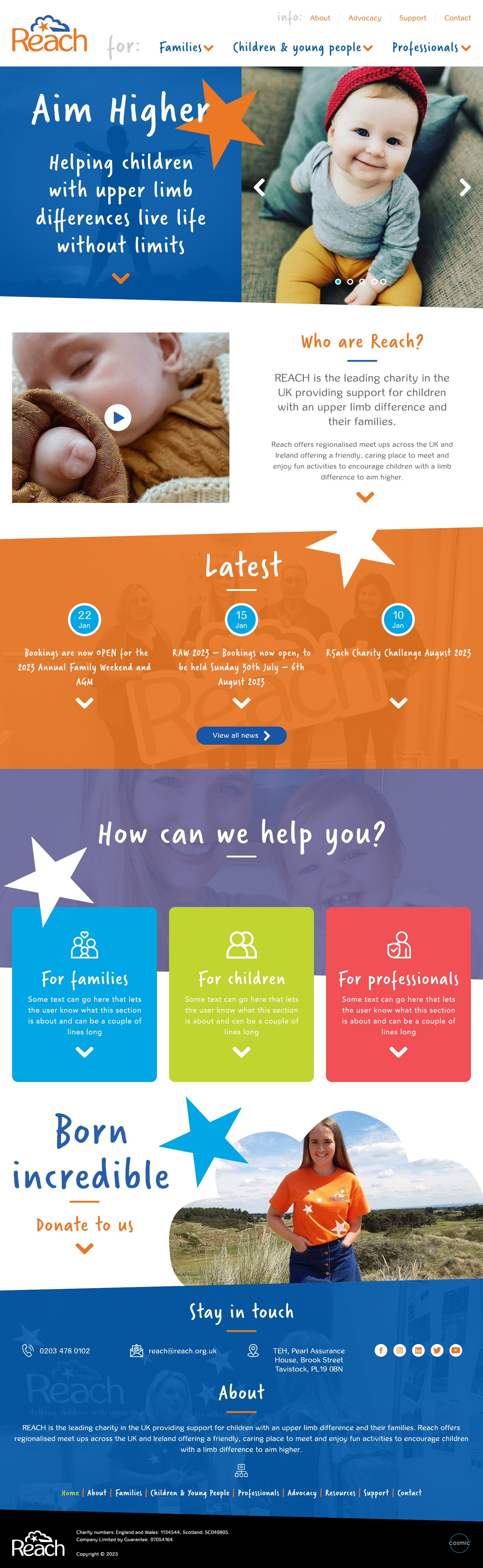 Reach Charity - Design 2