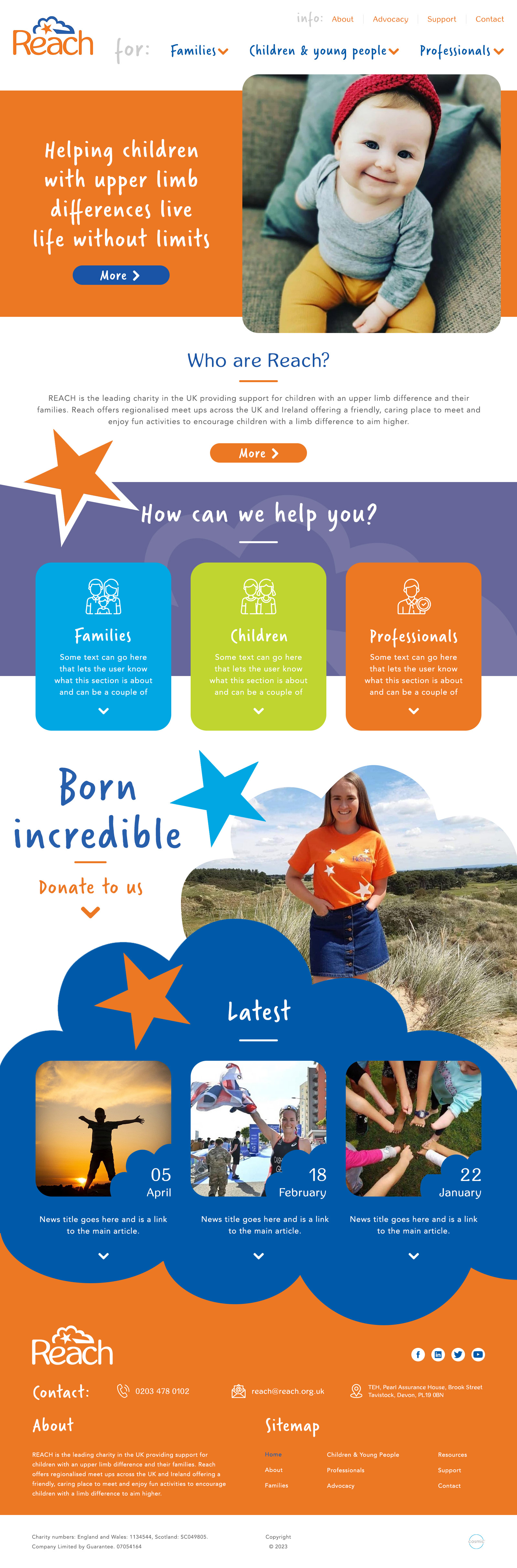 Reach Charity - Design 3