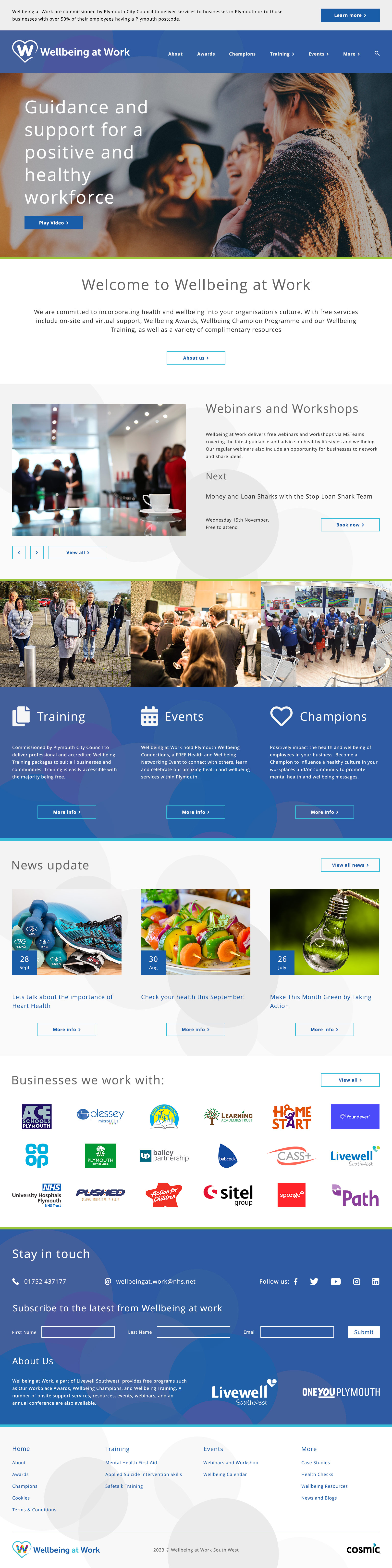 Wellbeing at Work - Design 2